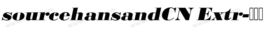sourcehansandCN Extr字体转换 sourcehansandCN Extr字体转换